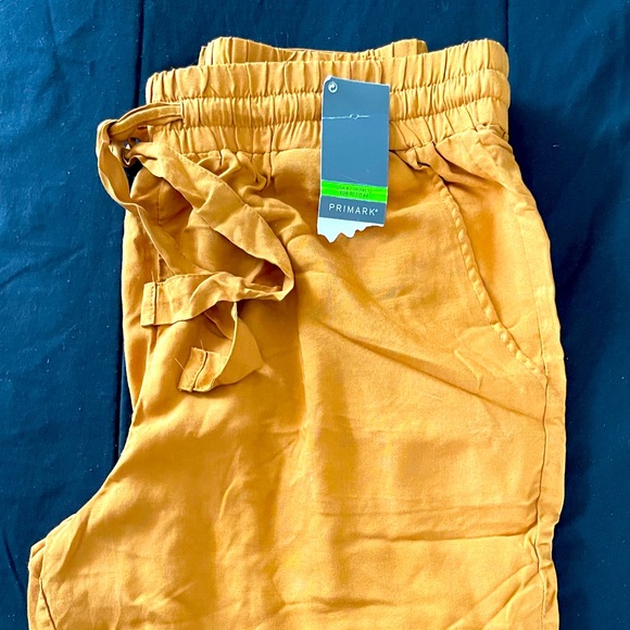 Primark Pants & Jumpsuits Nwt Primark Mustard Yellow Joggers Poshmark